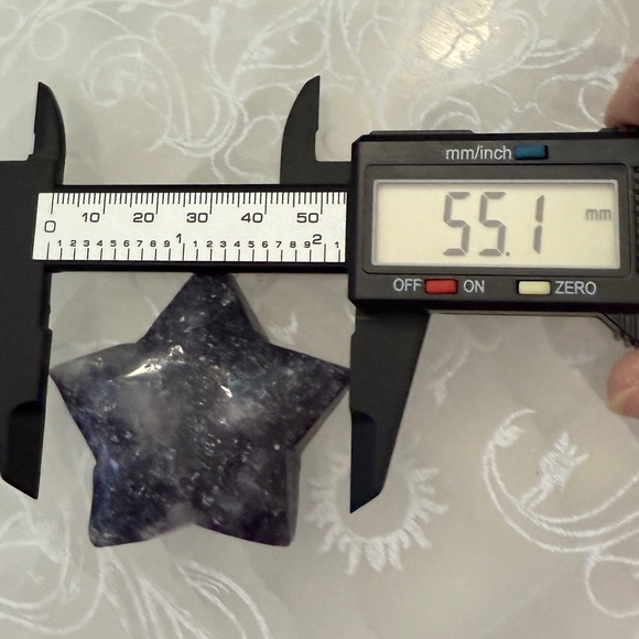 Lepidolite Star Crystal Carving, 44 grams - Picture 10 of 14